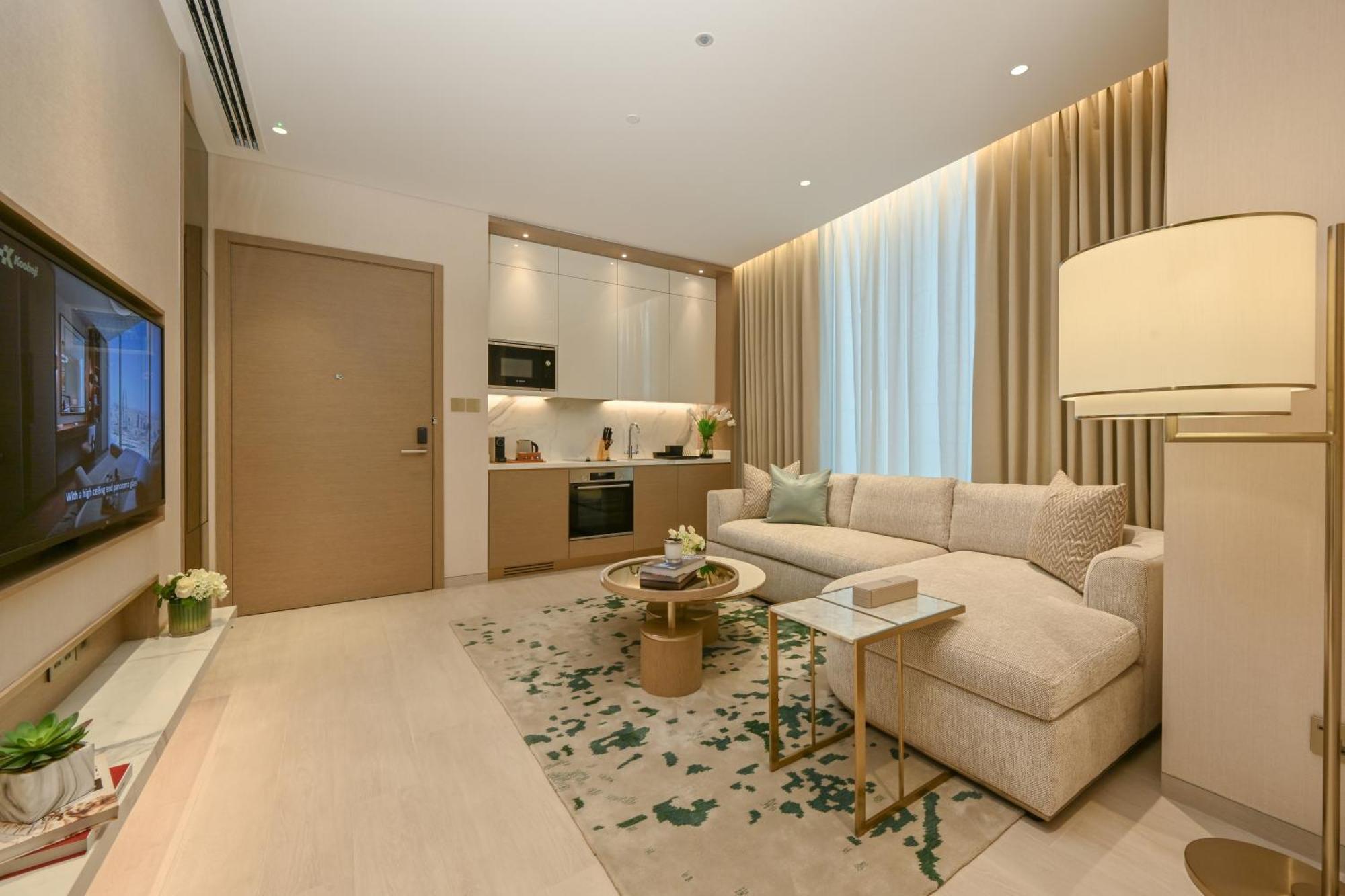 Готель Onyx Rotana Манама Екстер'єр фото A living room at the Ritz-Carlton, DIFC