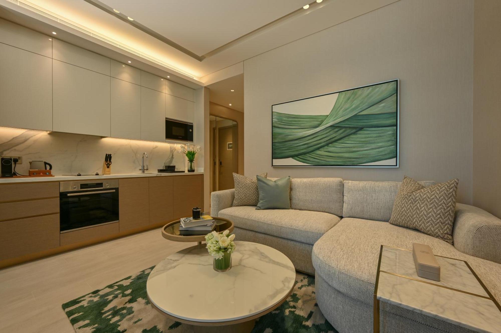 Готель Onyx Rotana Манама Екстер'єр фото A living room in a 1-bedroom apartment