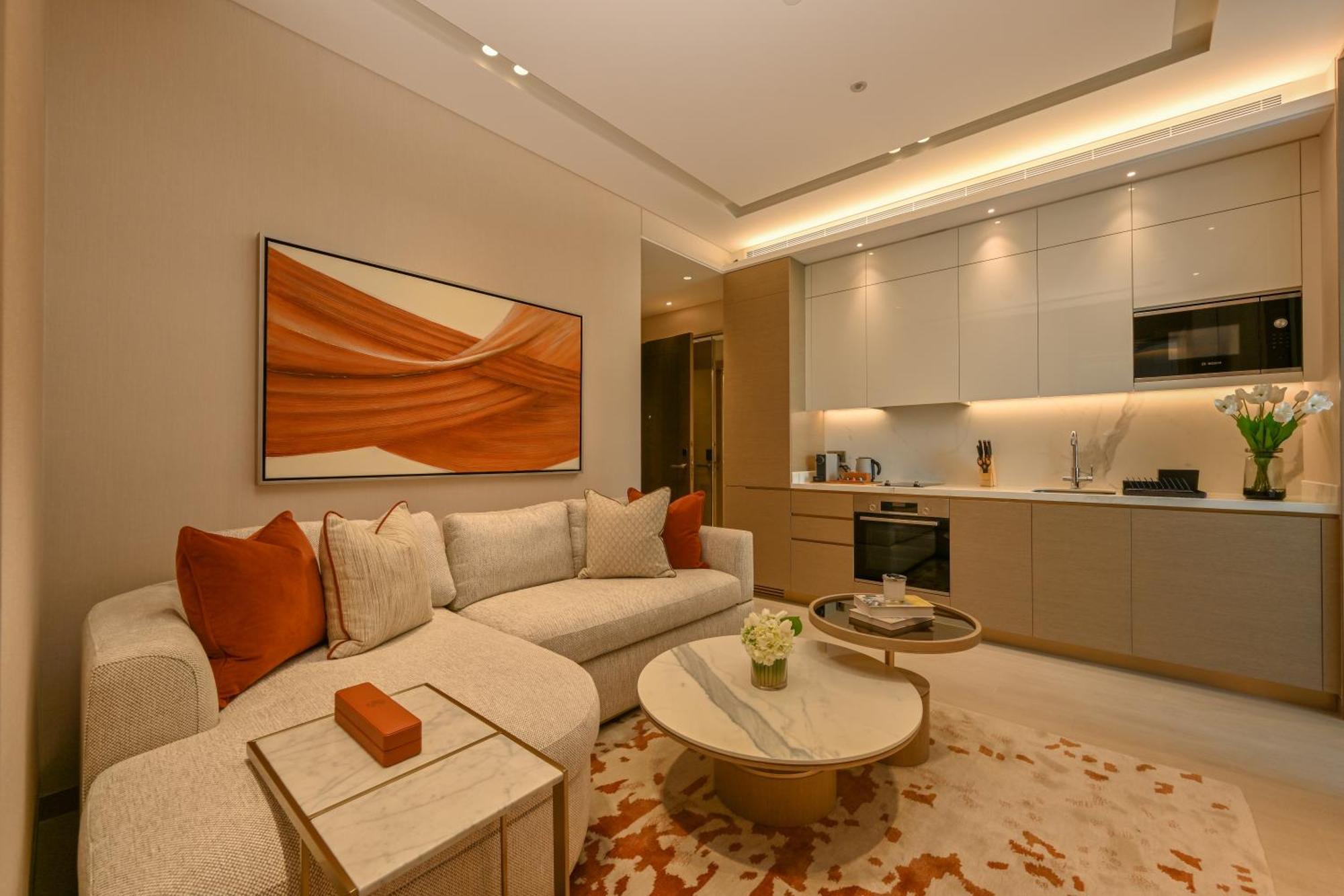 Готель Onyx Rotana Манама Екстер'єр фото A living room in a 1-bedroom apartment